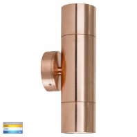 Havit-Tivah Tri Colour Up & Down Wall Pillar Lights-Solid Copper 